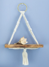 Small Triangle Macramé Hanging Shelf - DZI