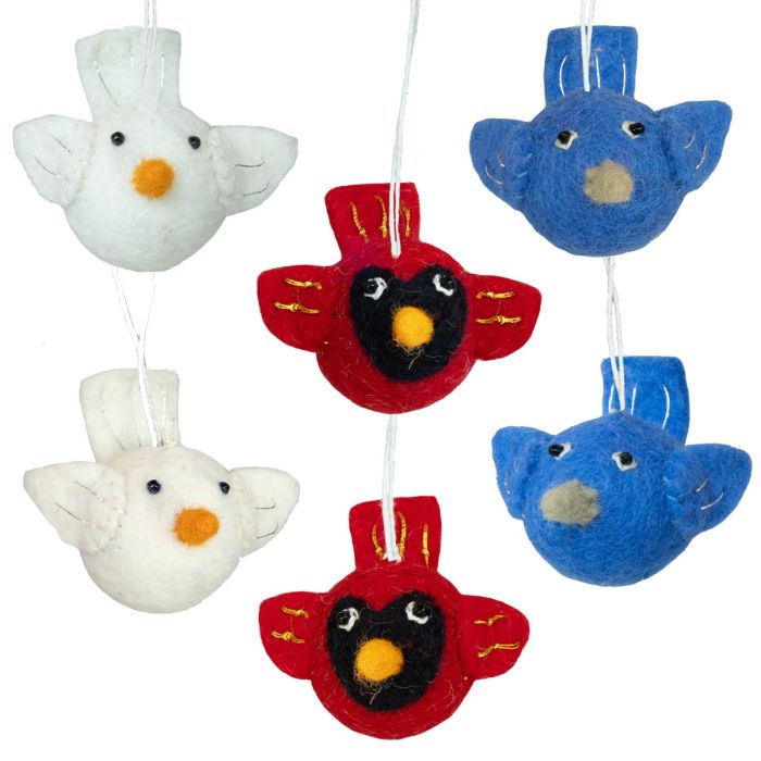 Baby Bird Felt Ornament - Assorted