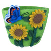 Sunflower Felt Planter