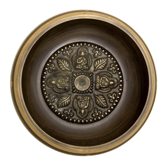 Four Buddhas Singing Bowl (5.5" D)