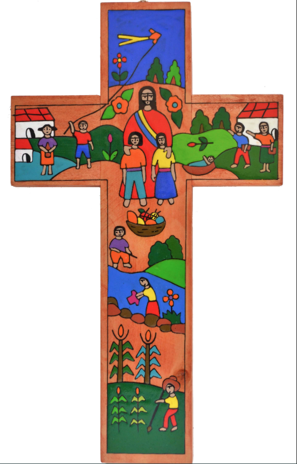 Christ in the Village Cross - El Salvador
