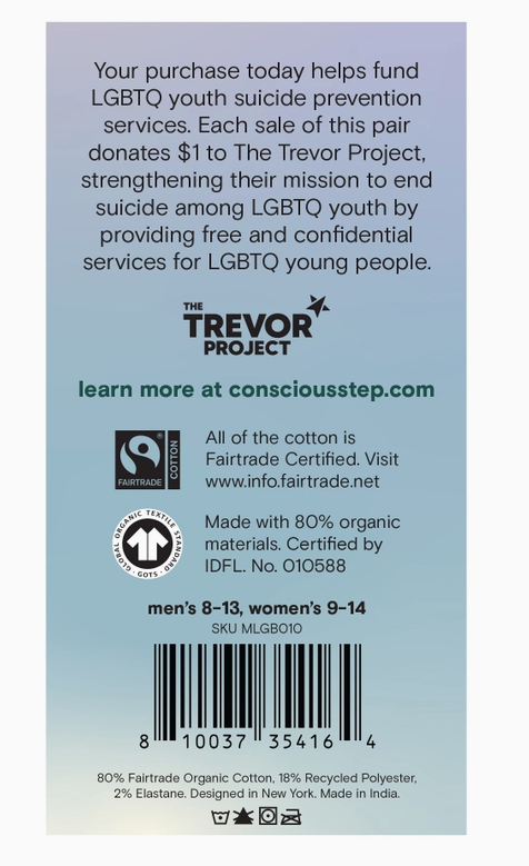 Socks that Save LGBTQ Lives - Black Hearts
