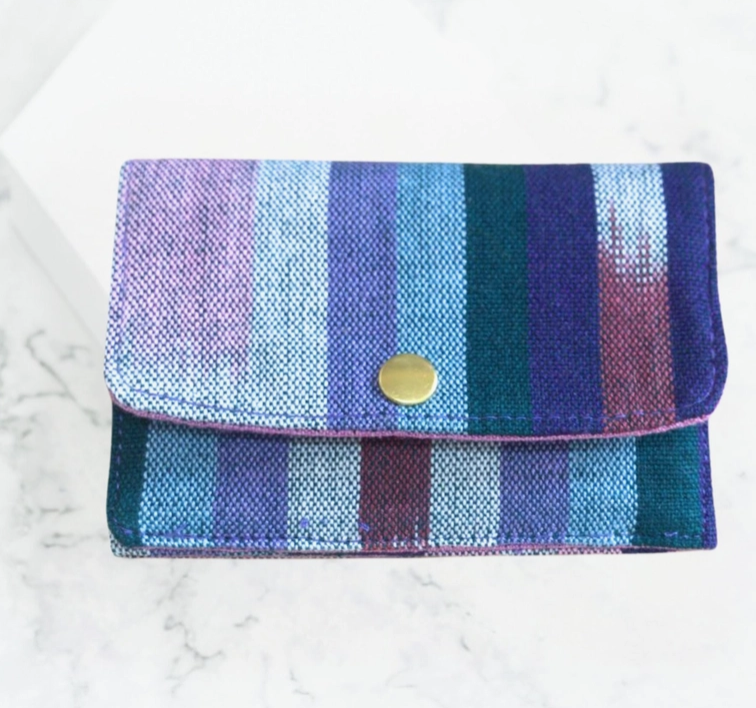 Guatemalan Card Wallet with Snap - Assorted