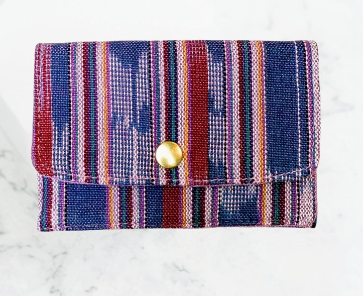 Guatemalan Card Wallet with Snap - Assorted