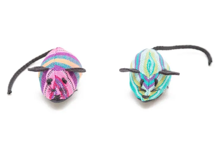 Catnip Mouse Cat Toy - Pack of 2