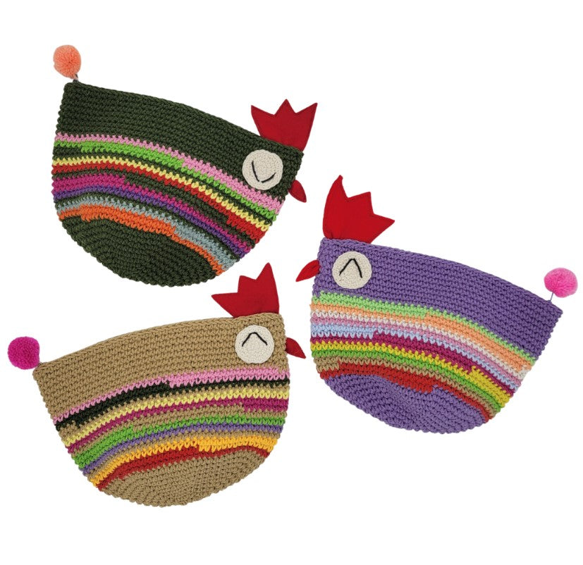 Crocheted Chicken Pouch