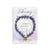 February Violet Flower Bracelet - WorldFinds