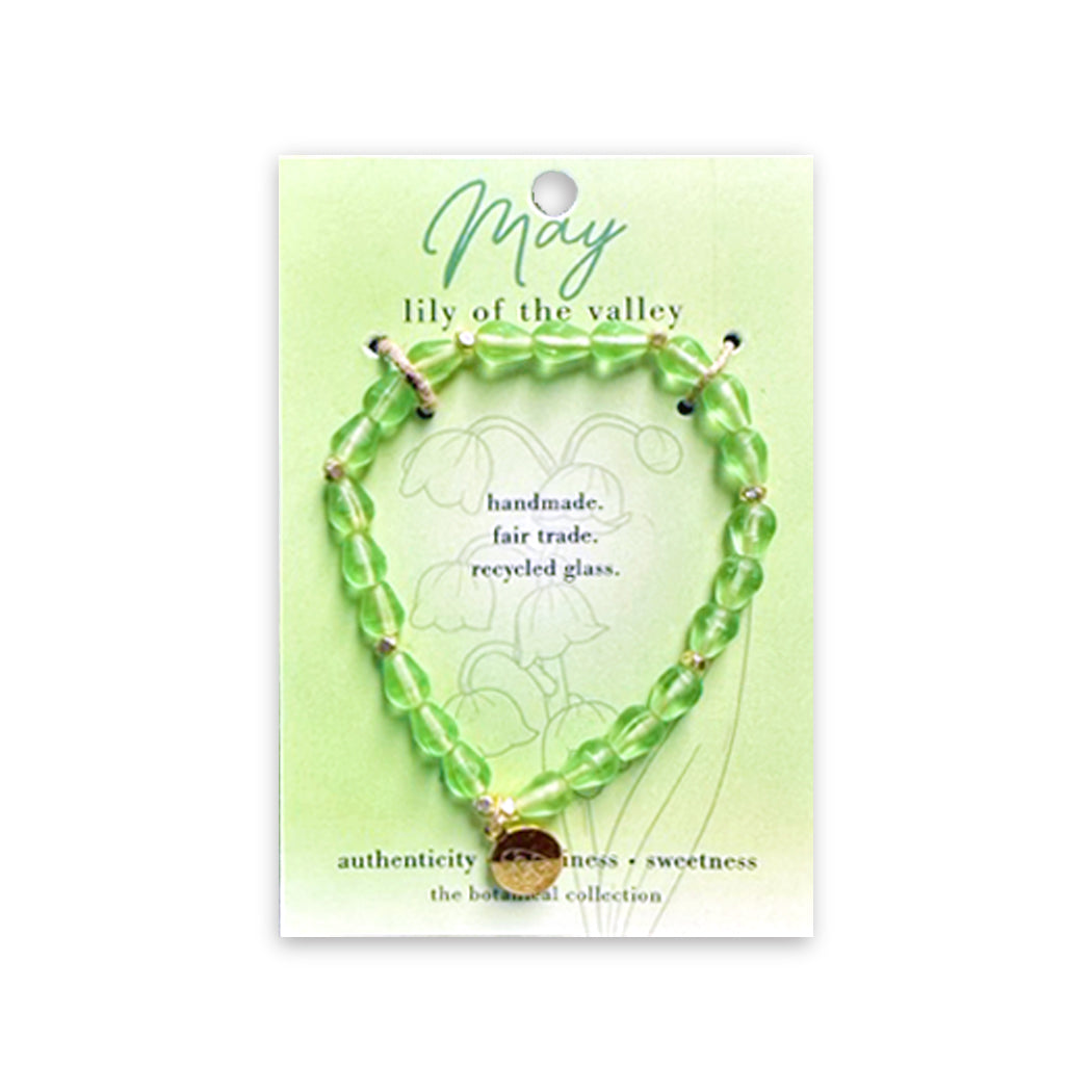 May Lily of the Valley Flower Bracelet - WorldFinds