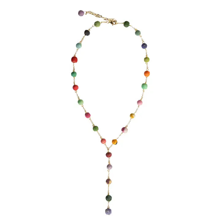 Kantha Y Necklace
