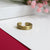 Gold Inlaid Trio Ring