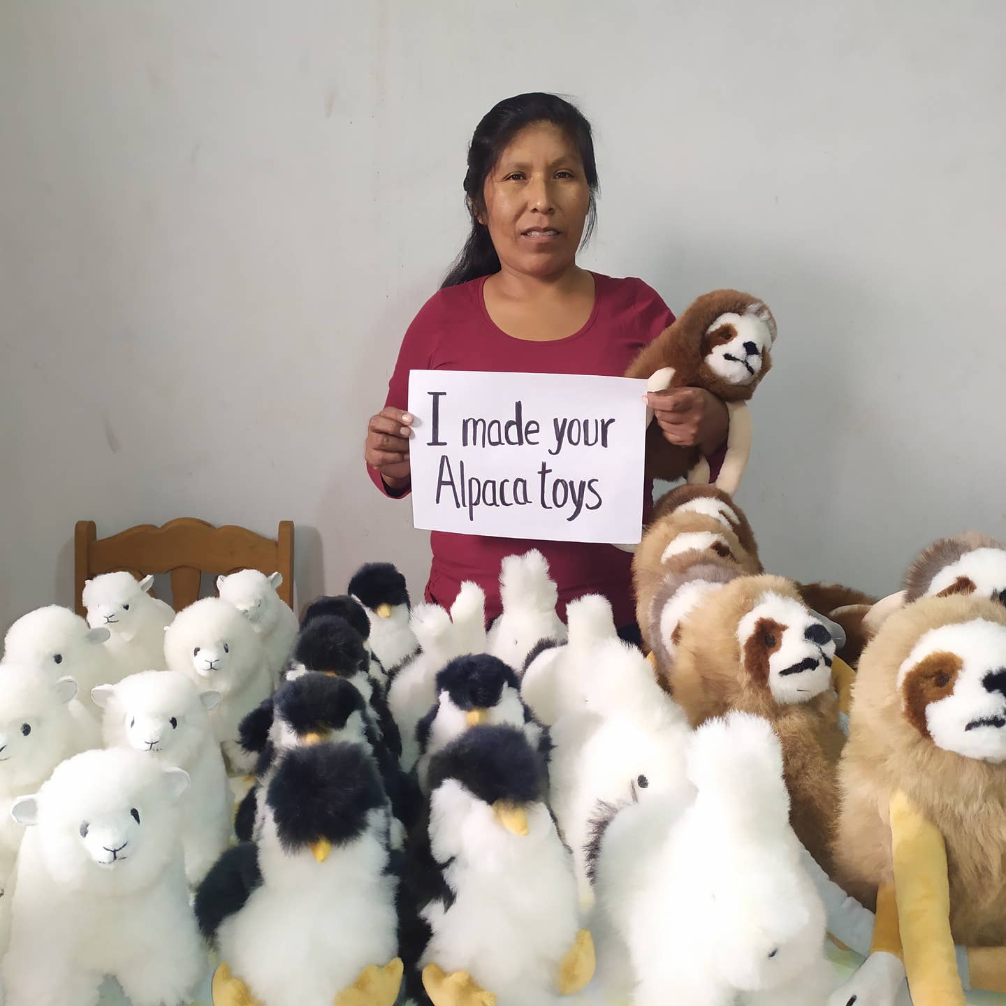 Mini Alpaca Rabbit Plush Toy - Assorted