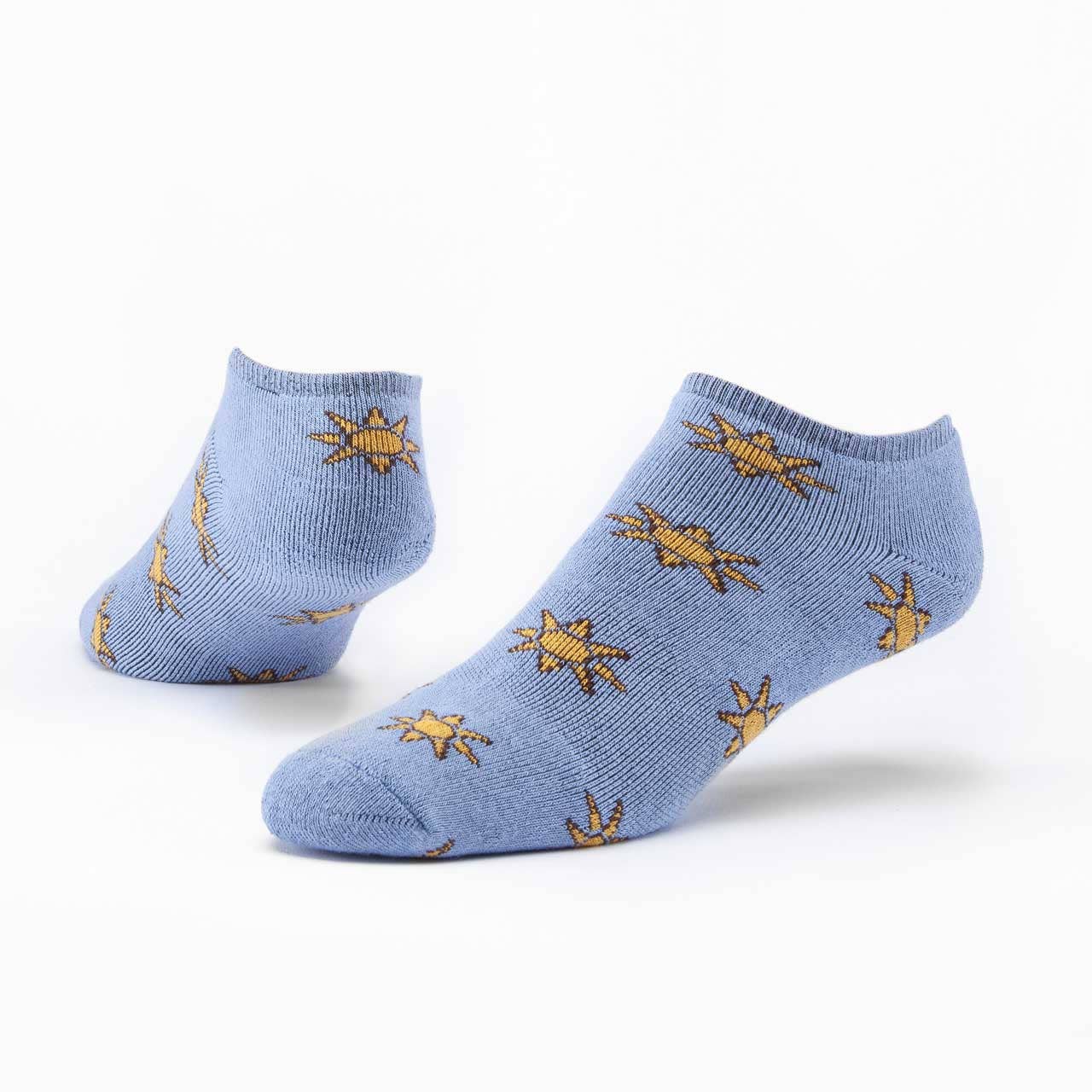 Blue Sunny Day Organic Cotton Footie Socks (9 - 11)