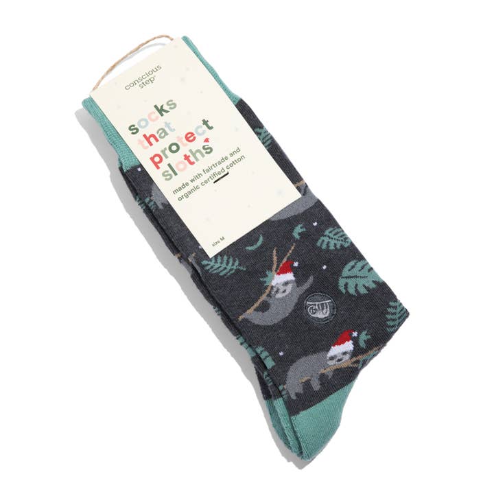 Holiday Sloth Socks