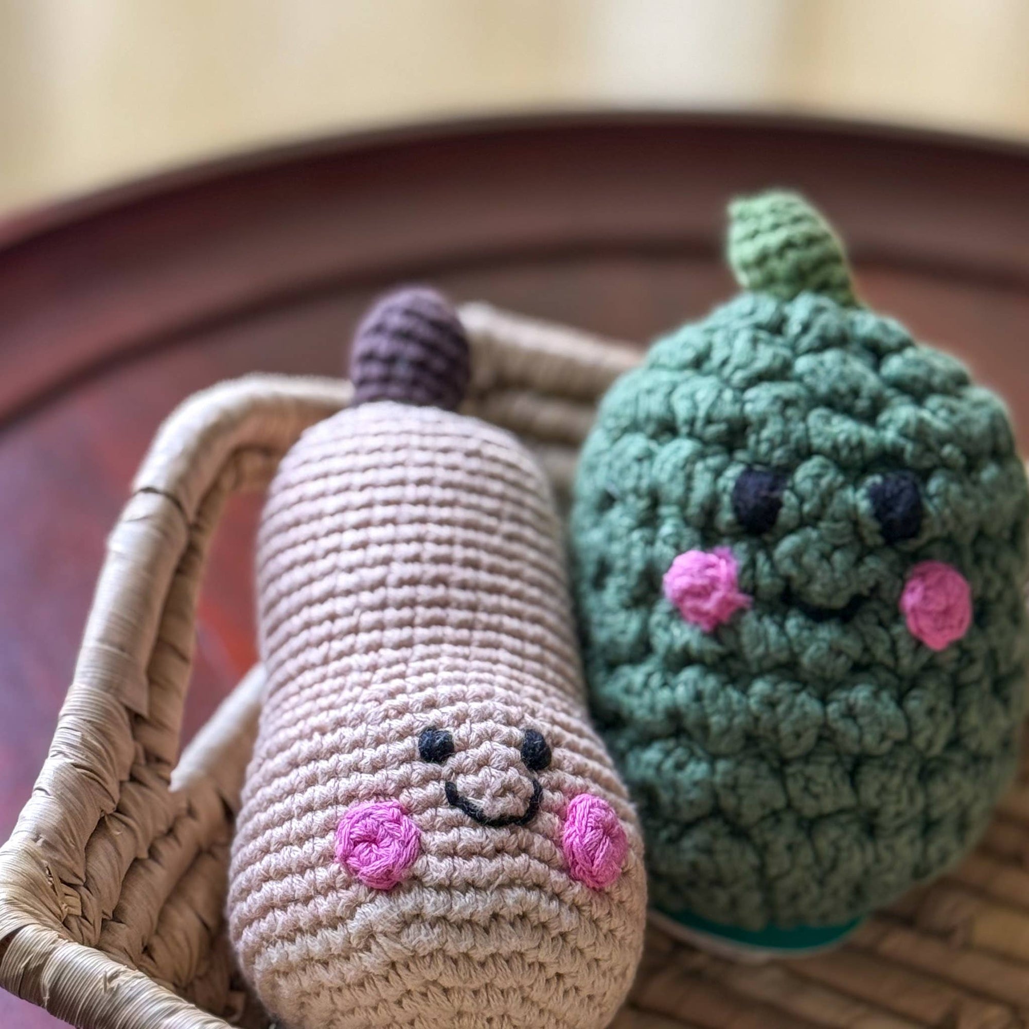Crocheted Butternut Squash Rattle – Handmade &amp; Fair Trade