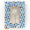 Blue &amp; White Mosaic Picture Frame (4&quot; x 6&quot;)