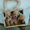 Blue Plush Bear Organic Crochet Cotton