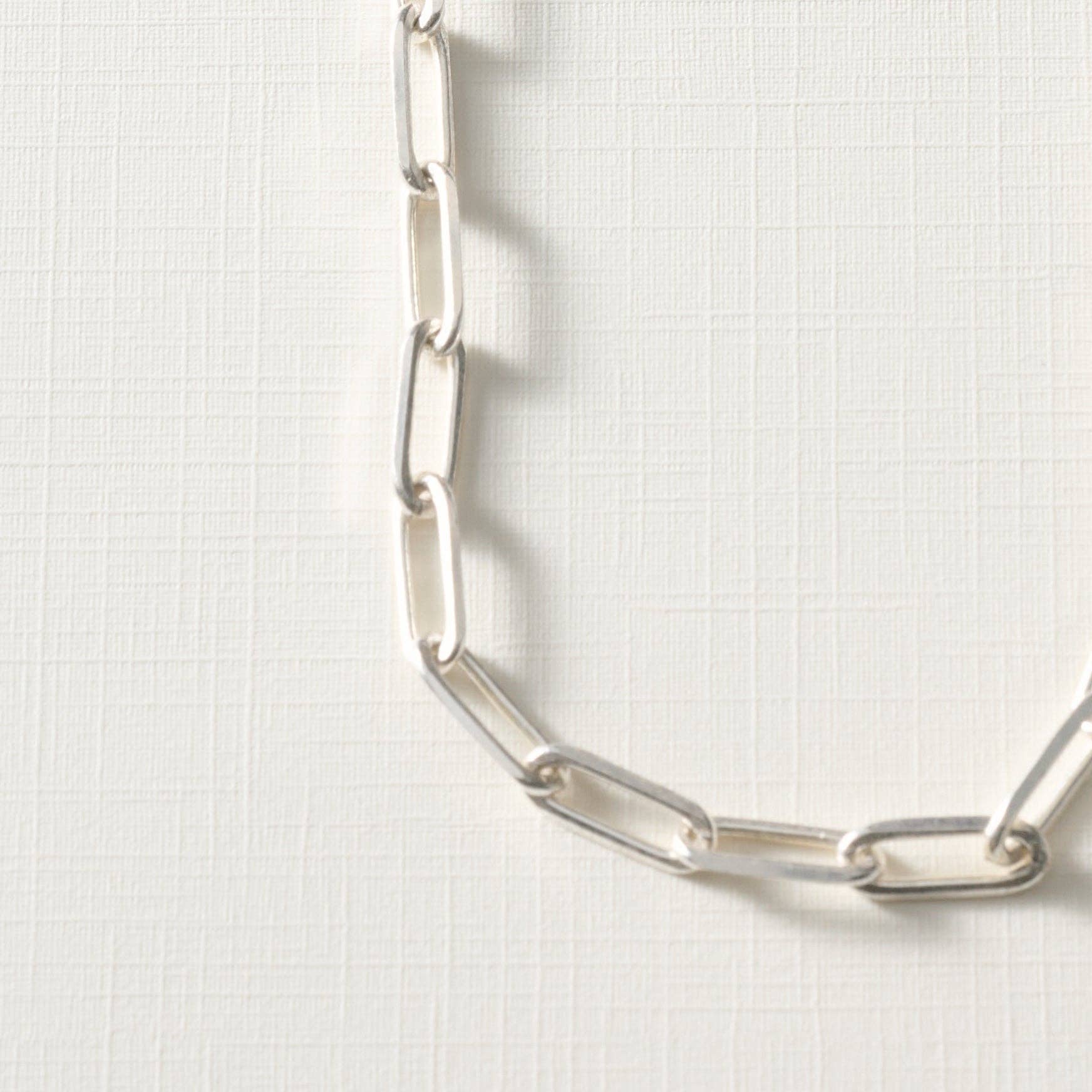 Silver Tone Link Necklace