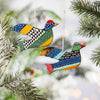 Kisii Stone Dyed Dove Ornament