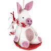 Felt Piggles Ornament (4&quot; H)