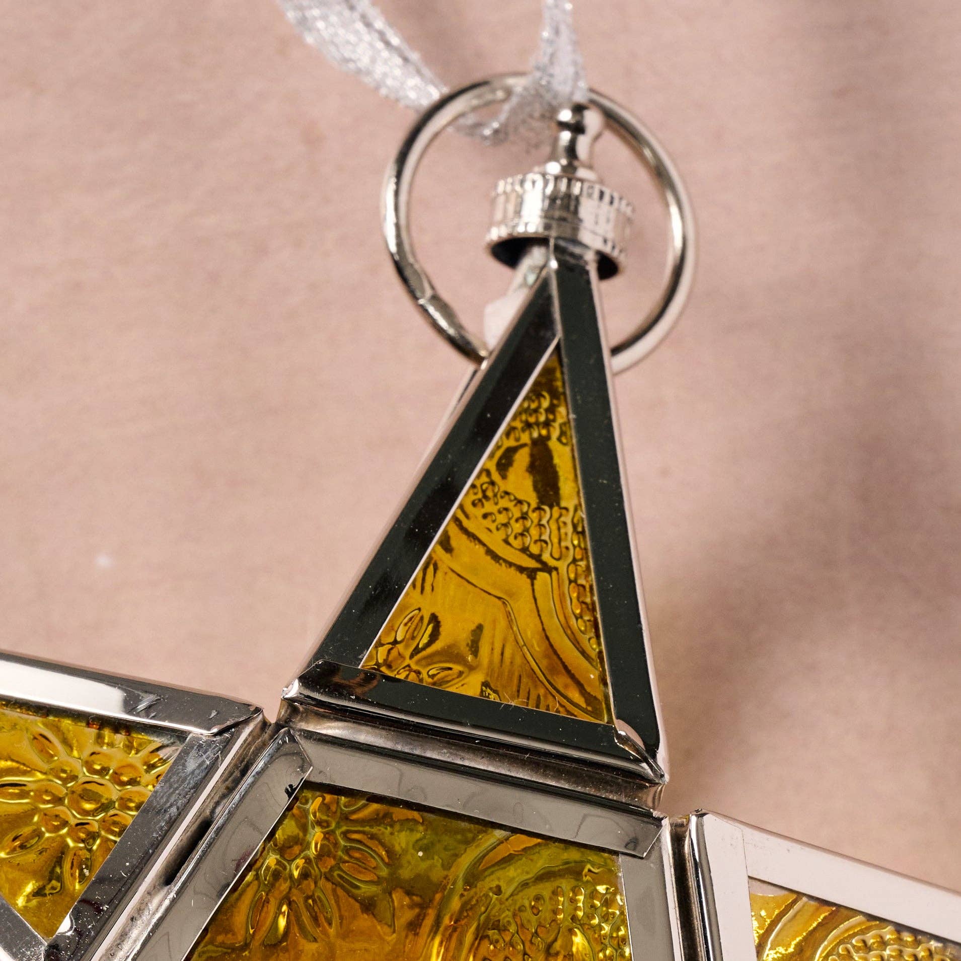 Starlight Candleholder Ornament - Yellow
