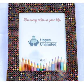 Recycled Pencils Frame (4&quot; x 6&quot;)