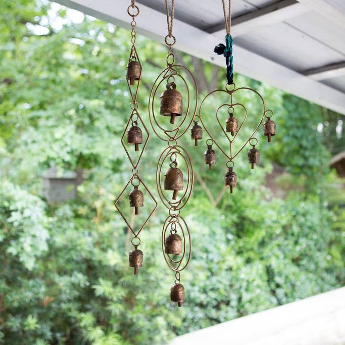 4-Bell Loop Brass &amp; Iron Chime