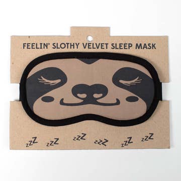 Sloth Sleep Mask  (7" W x 4")