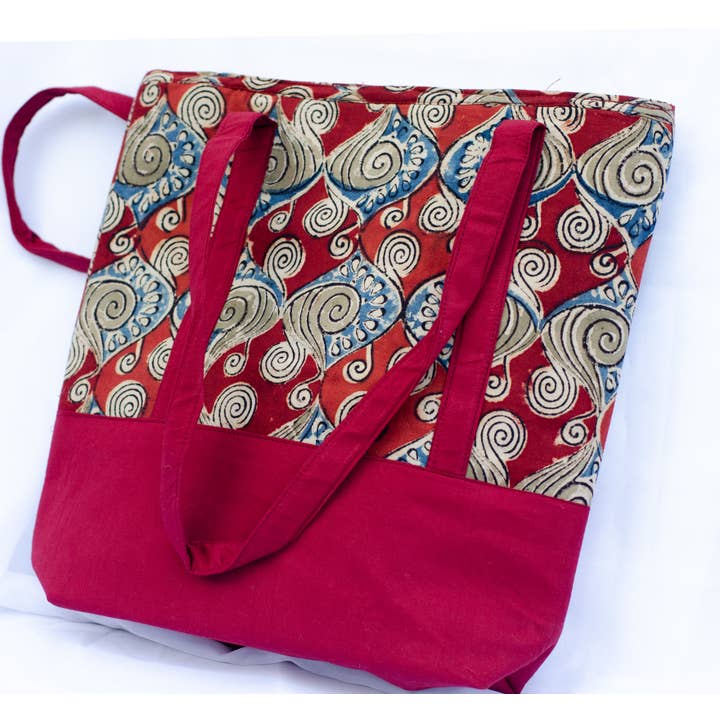Kantha Kalamkari Tote Bag - Assorted