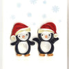 Quilled Penguins Gift Enclosure Mini Card