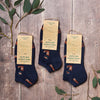 Blue Protect Foxes Footie Socks, Medium
