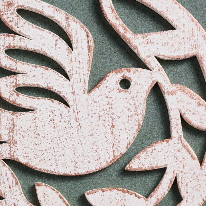 Cut-Out Dove Ornament (4.5&quot; D)