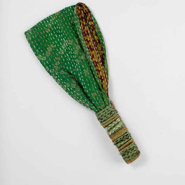 Silk Sari Headband (4.5&quot; W) - Assorted