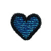 Beaded Heart Pin (2&quot; L)