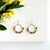 Kaleidoscope Glass Hoop Earrings