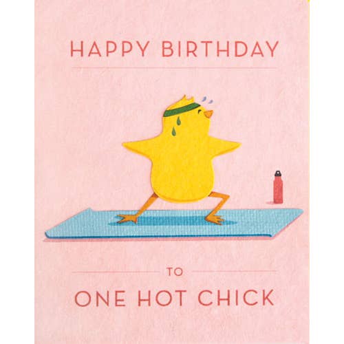 Hot Chick Birthday Card