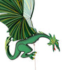 Green Handpainted Dragon Mobile (6&quot; H)