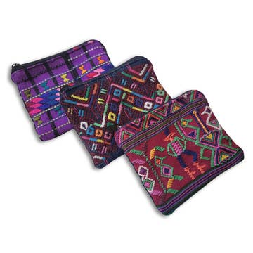 Nahuala Huipil Recycled Coin Purse - Assorted