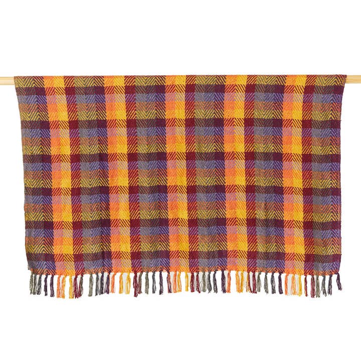 Plaid Rethread Throw (60" x 50")