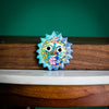 Sun Ceramic Painted Ornament (2.5&quot; D)