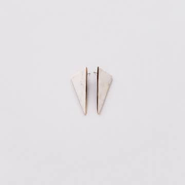 Triangle Sliver Horn Earrings (1.5" L) - Assorted