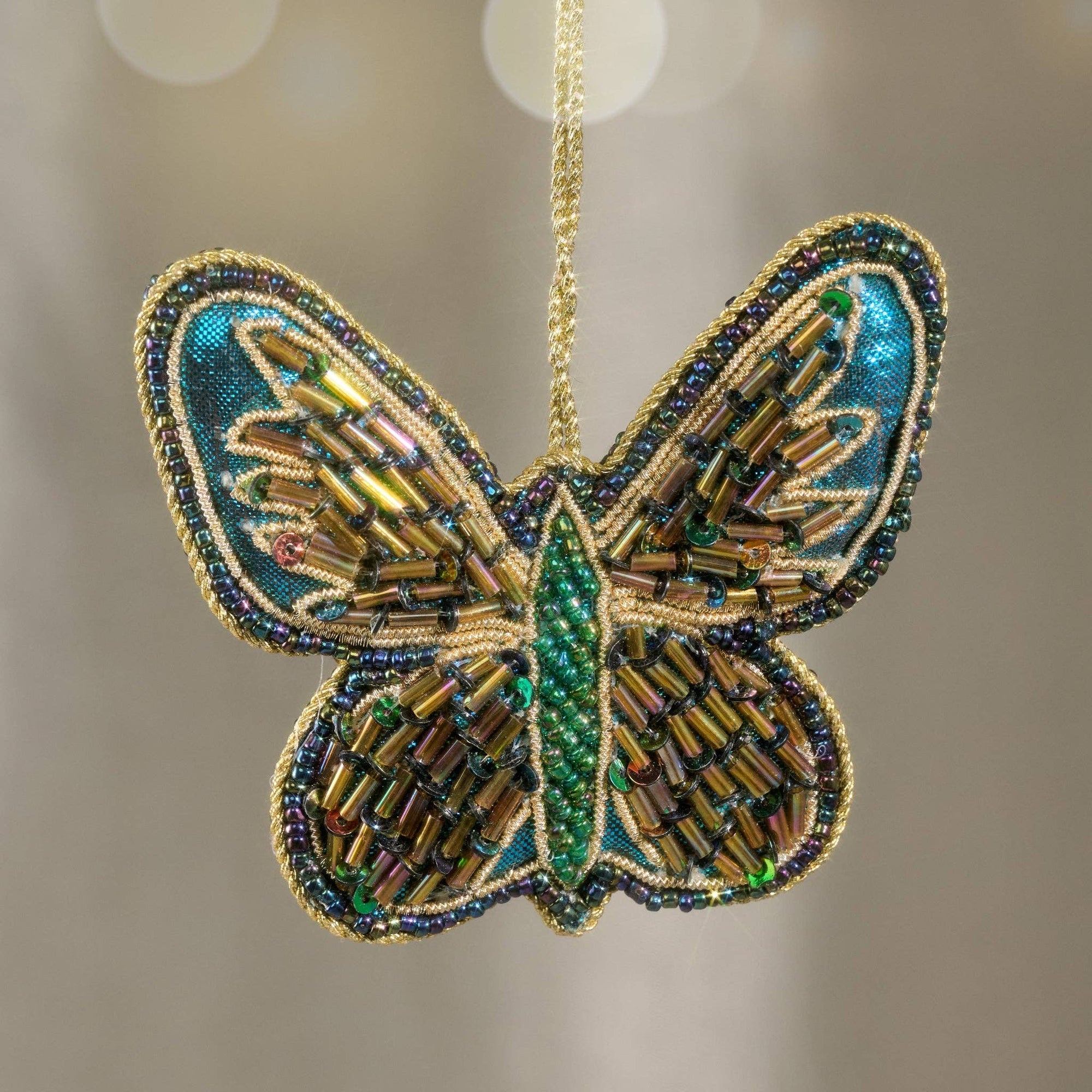 Beaded Butterfly Ornament