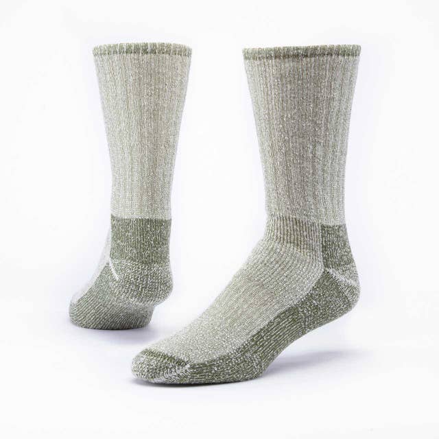 Green Mountain Hiker Wool Crew Socks, Large (10-13)