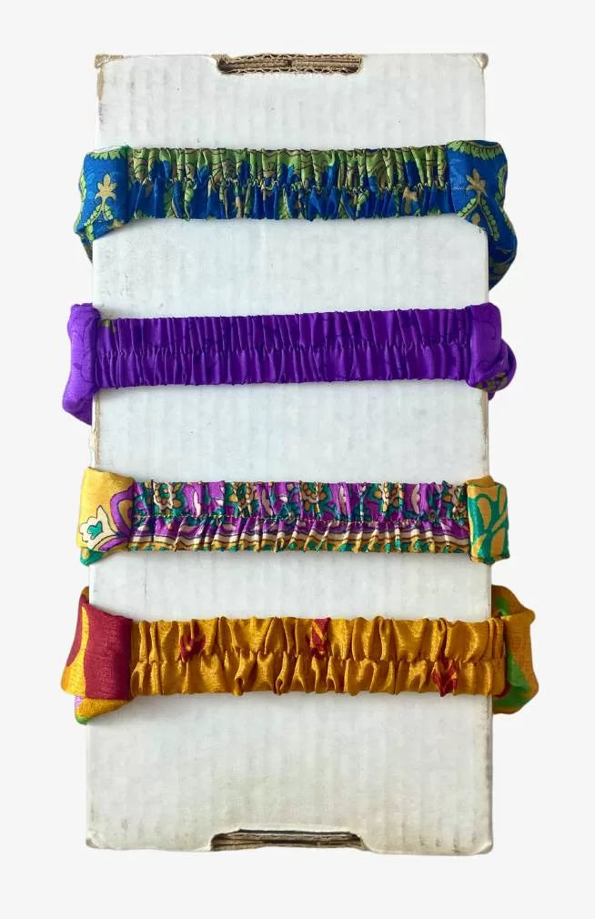 Recycled Silk Sari Headband - Assorted