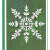 Snowflake On Pine Gift Enclosure Quilled Mini Card