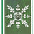 Snowflake On Pine Gift Enclosure Quilled Mini Card