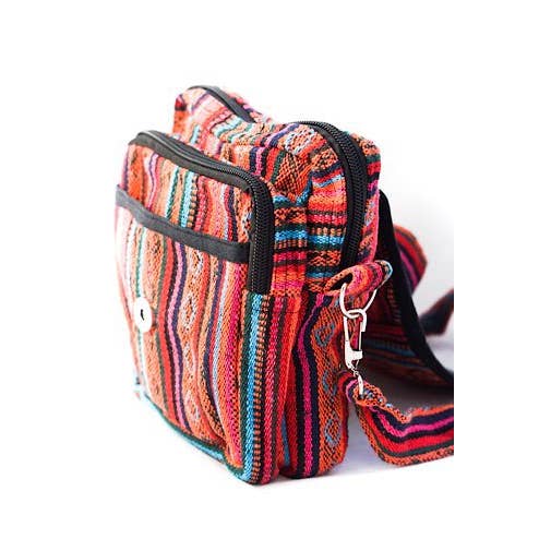 Cotton Gyari Flap Bag (8"H x 7"W)