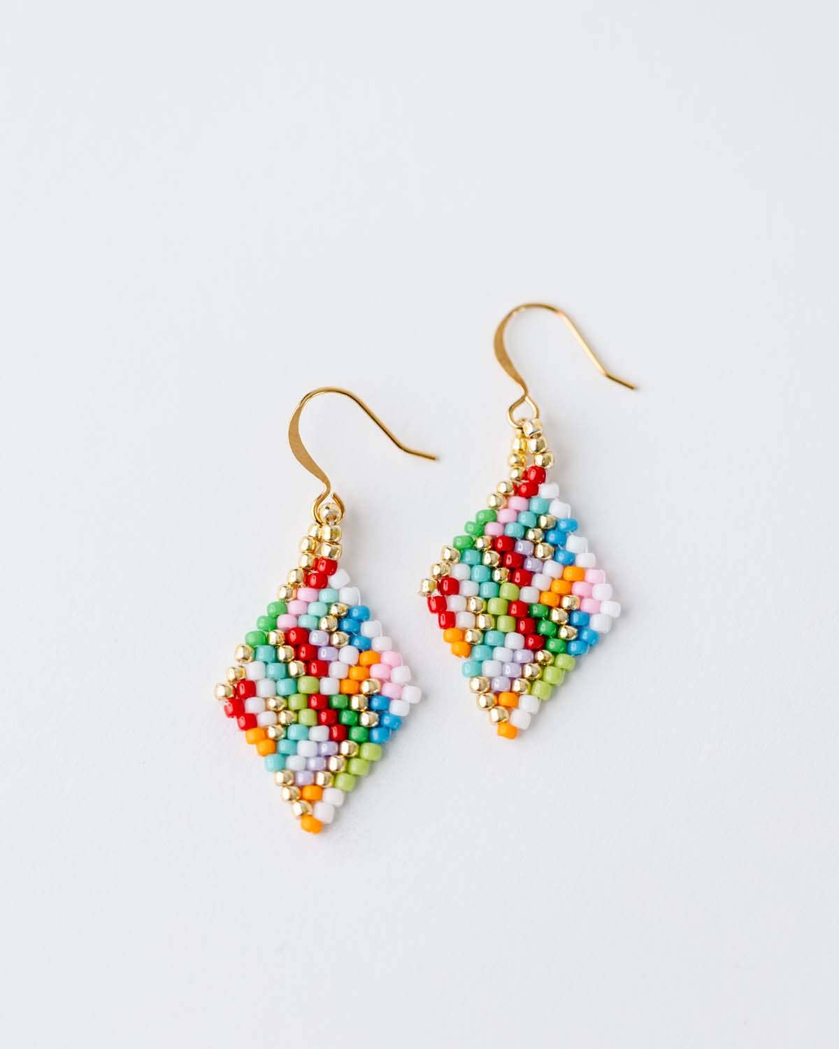 Beaded Confetti Earrings