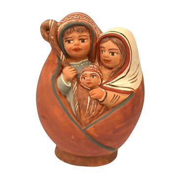Holy Family 1-Piece Ceramic Nativity
