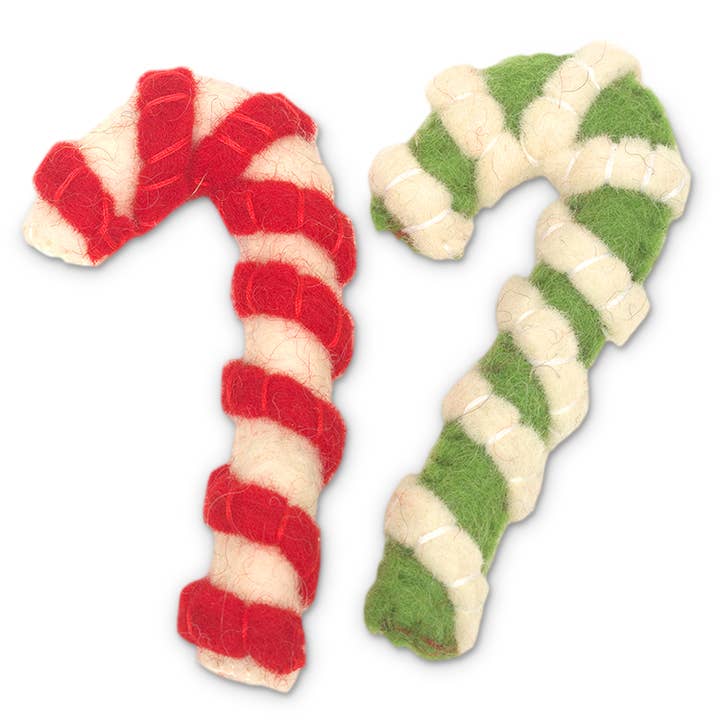 Candy Cane Cat Toy - Pack of 2