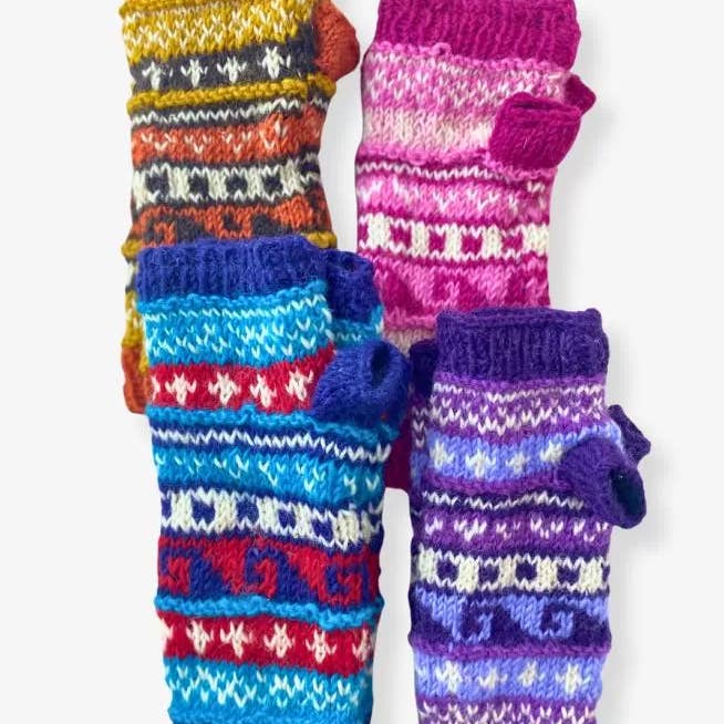 High Pattern Wool/Fleece Handwarmer - Assorted